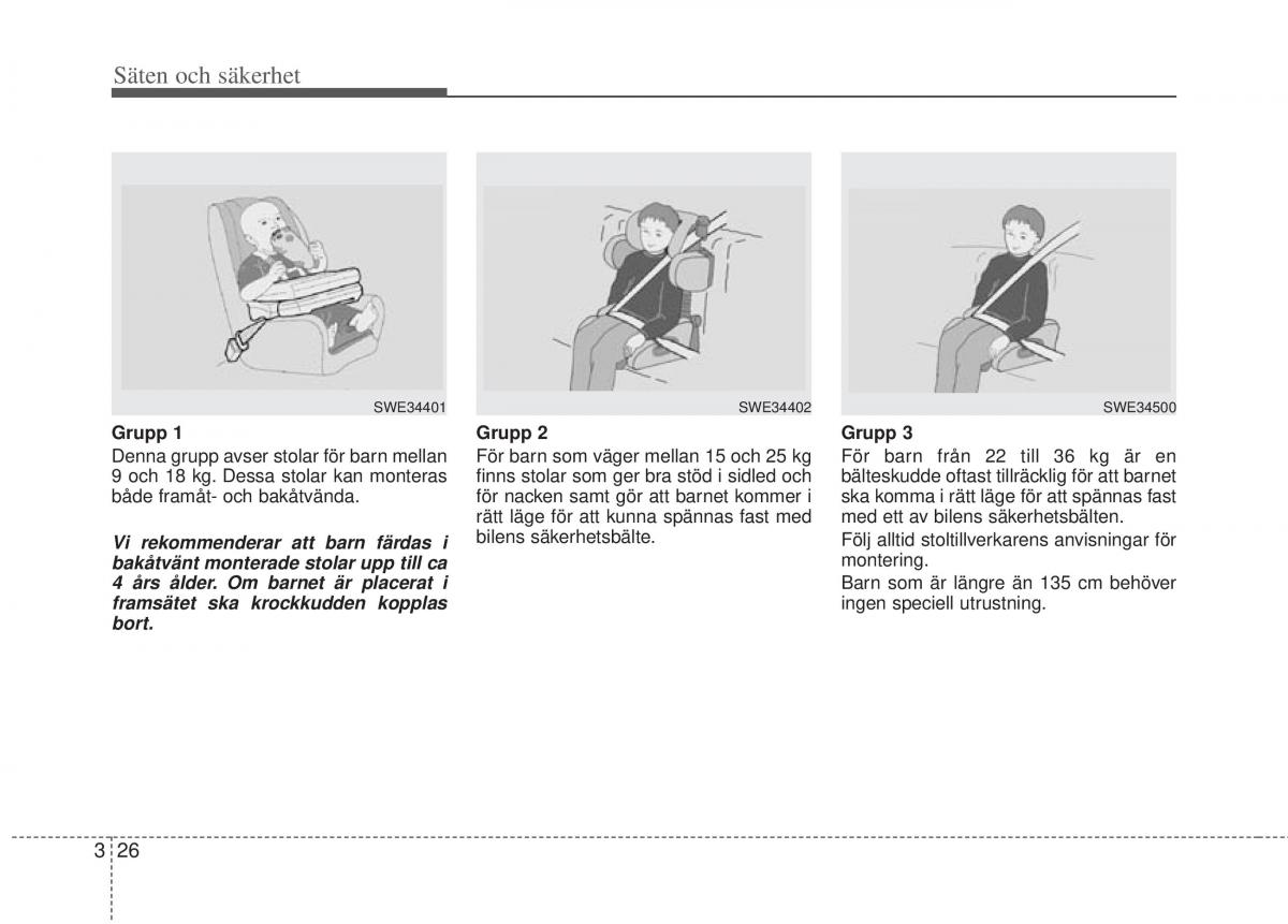 KIA Picanto II 2 instruktionsbok / page 46