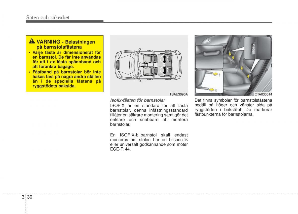 KIA Picanto II 2 instruktionsbok / page 50