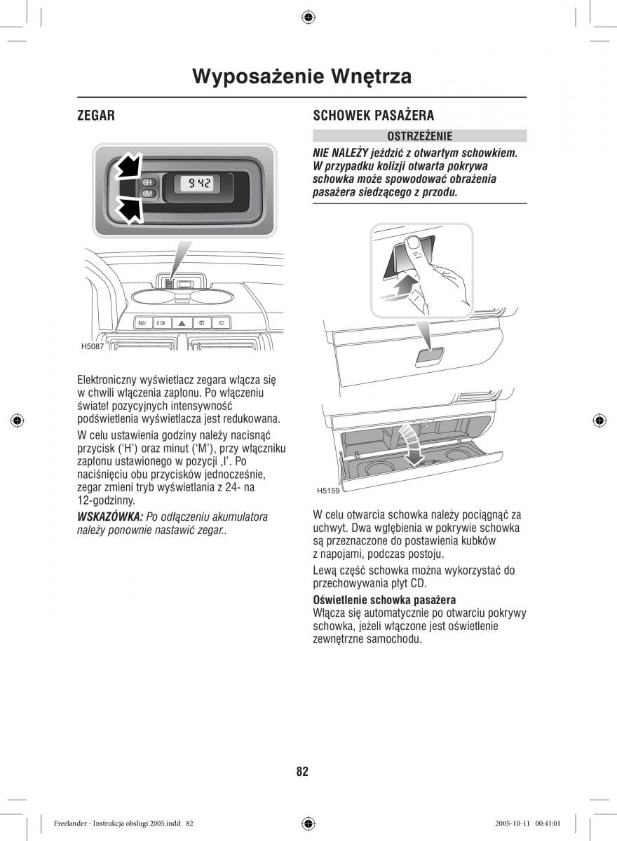 Land Rover Freelander I 1 instrukcja obslugi / page 82