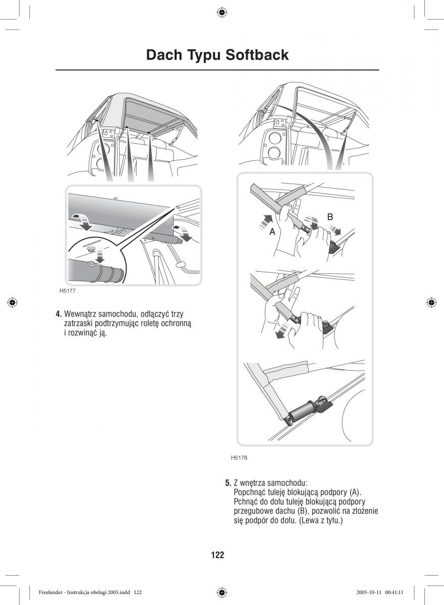 Land Rover Freelander I 1 instrukcja obslugi / page 122