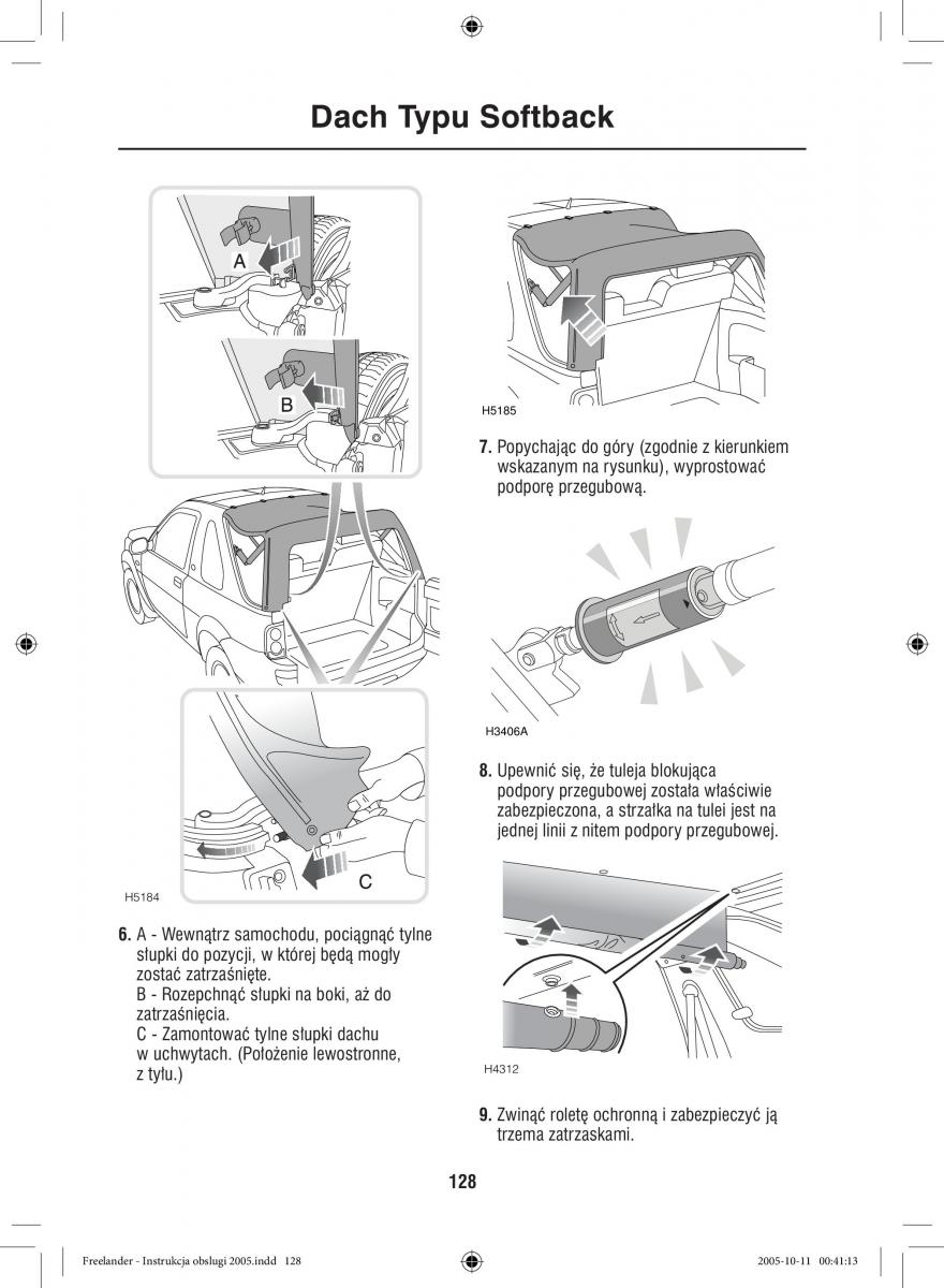 Land Rover Freelander I 1 instrukcja obslugi / page 128