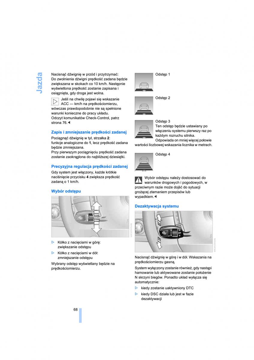 BMW 7 E65 E66 E67 instrukcja obslugi / page 70