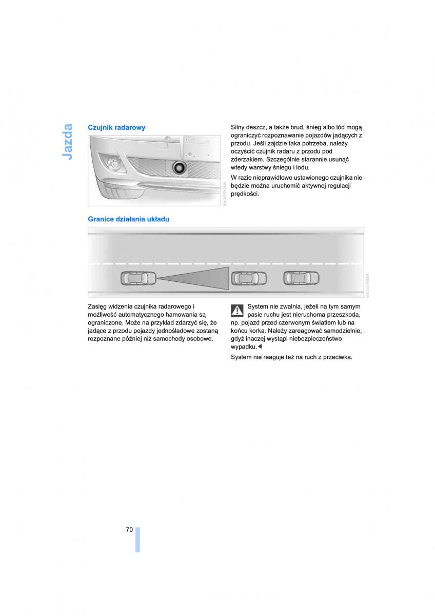 BMW 7 E65 E66 E67 instrukcja obslugi / page 72