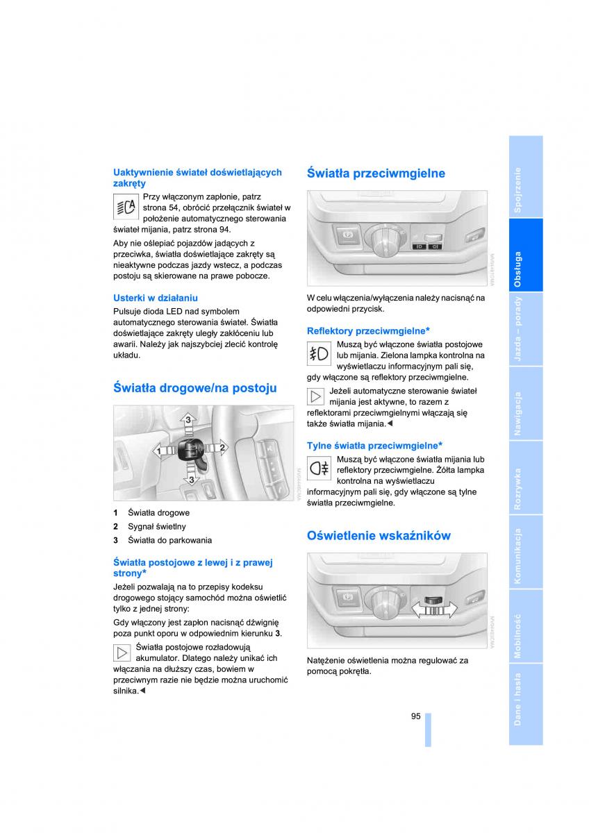 BMW 7 E65 E66 E67 instrukcja obslugi / page 97