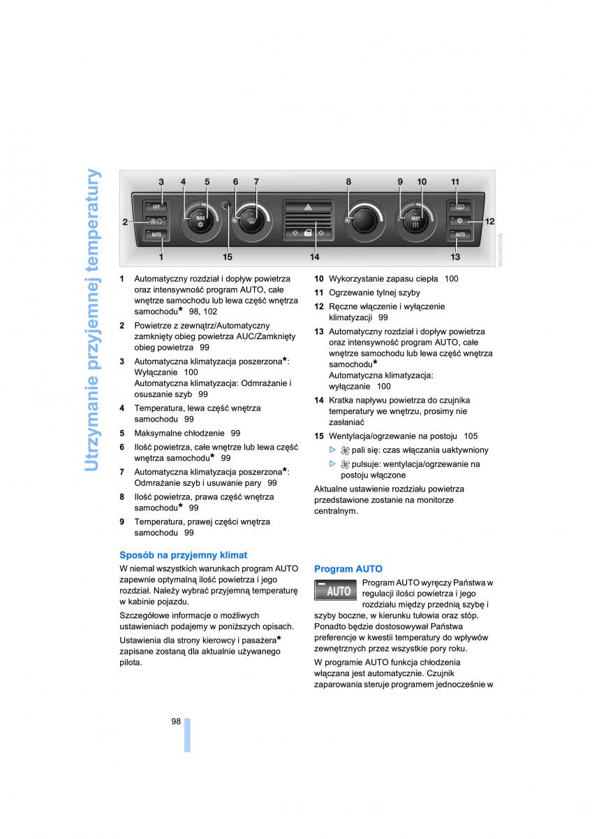 BMW 7 E65 E66 E67 instrukcja obslugi / page 100