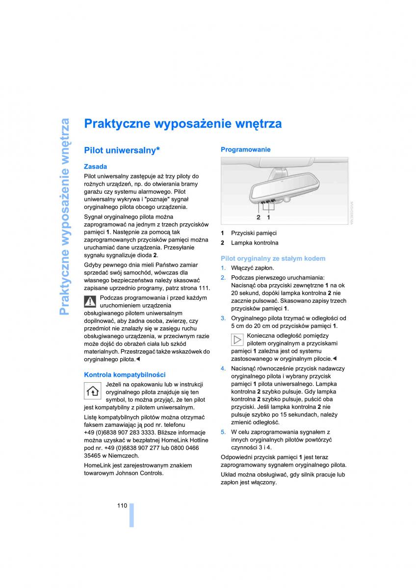 BMW 7 E65 E66 E67 instrukcja obslugi / page 112