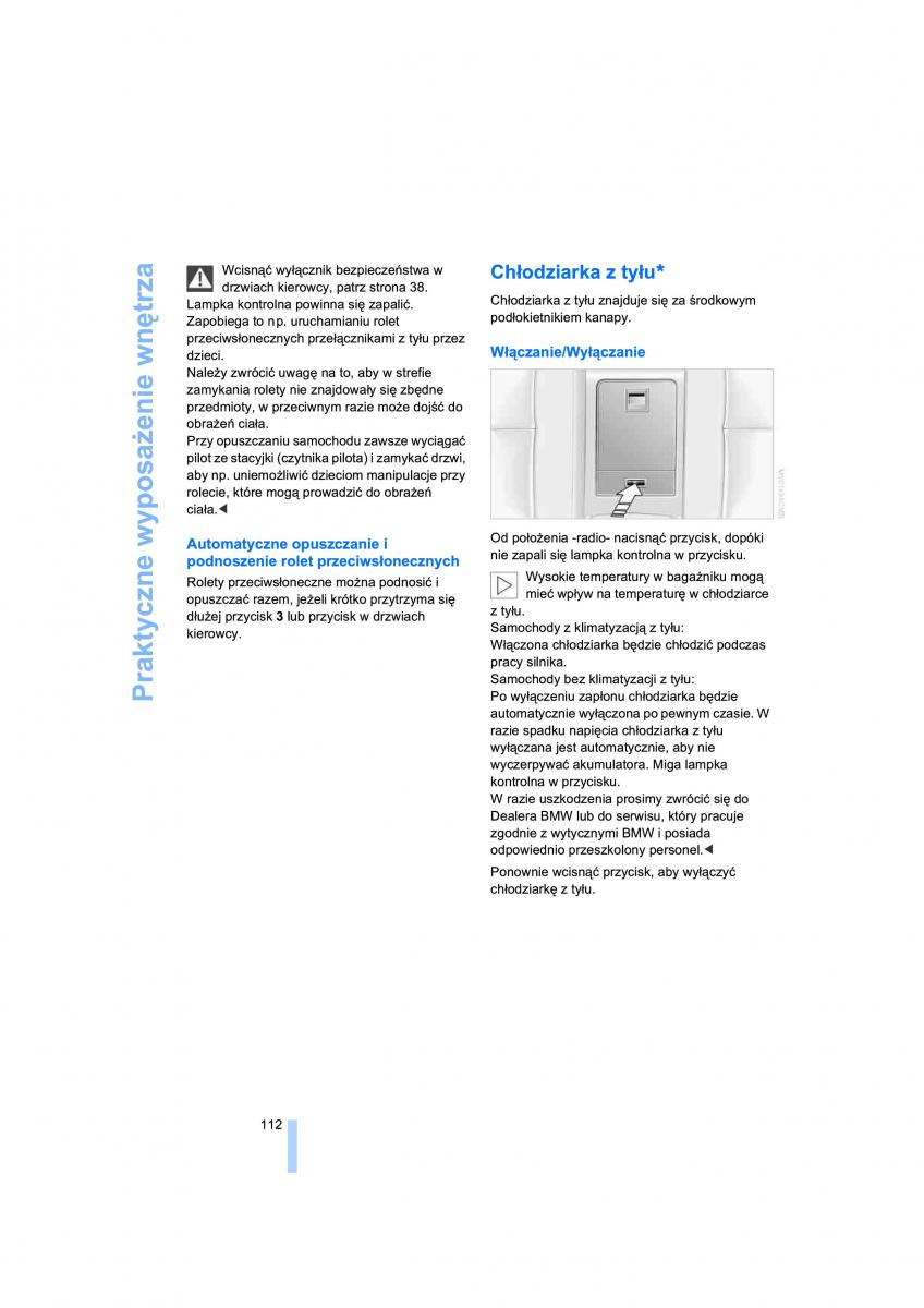 BMW 7 E65 E66 E67 instrukcja obslugi / page 114