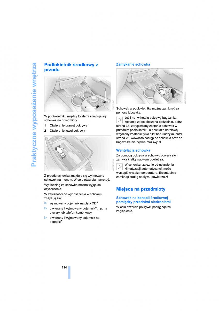 BMW 7 E65 E66 E67 instrukcja obslugi / page 116