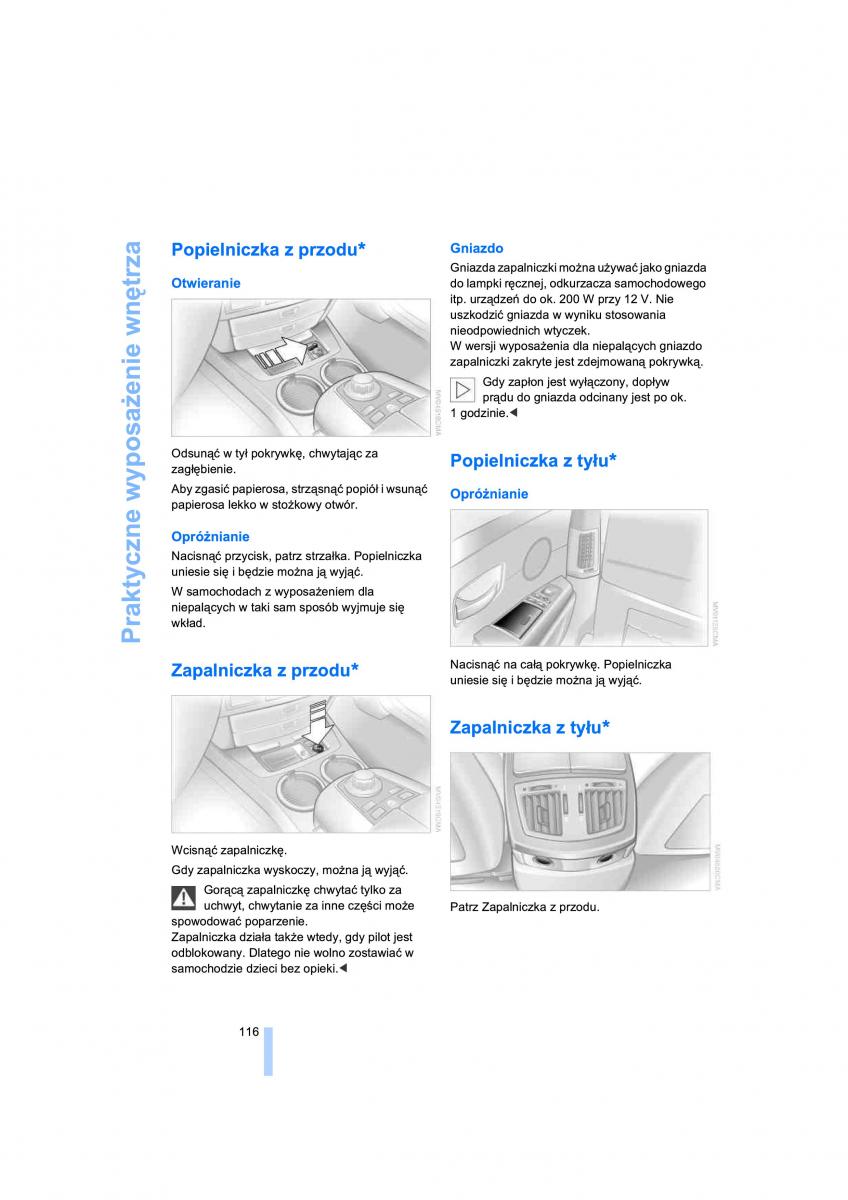 BMW 7 E65 E66 E67 instrukcja obslugi / page 118