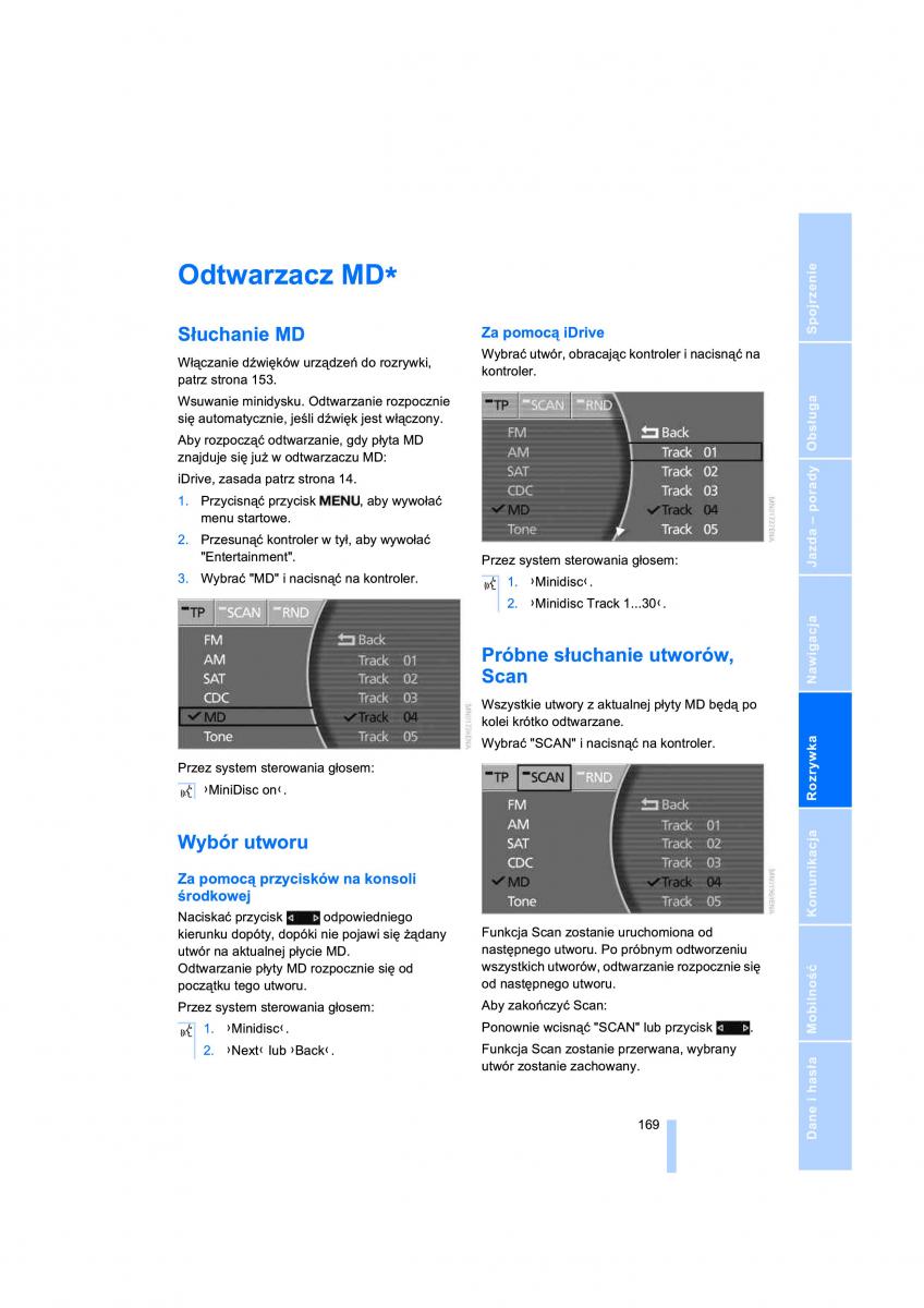 BMW 7 E65 E66 E67 instrukcja obslugi / page 171