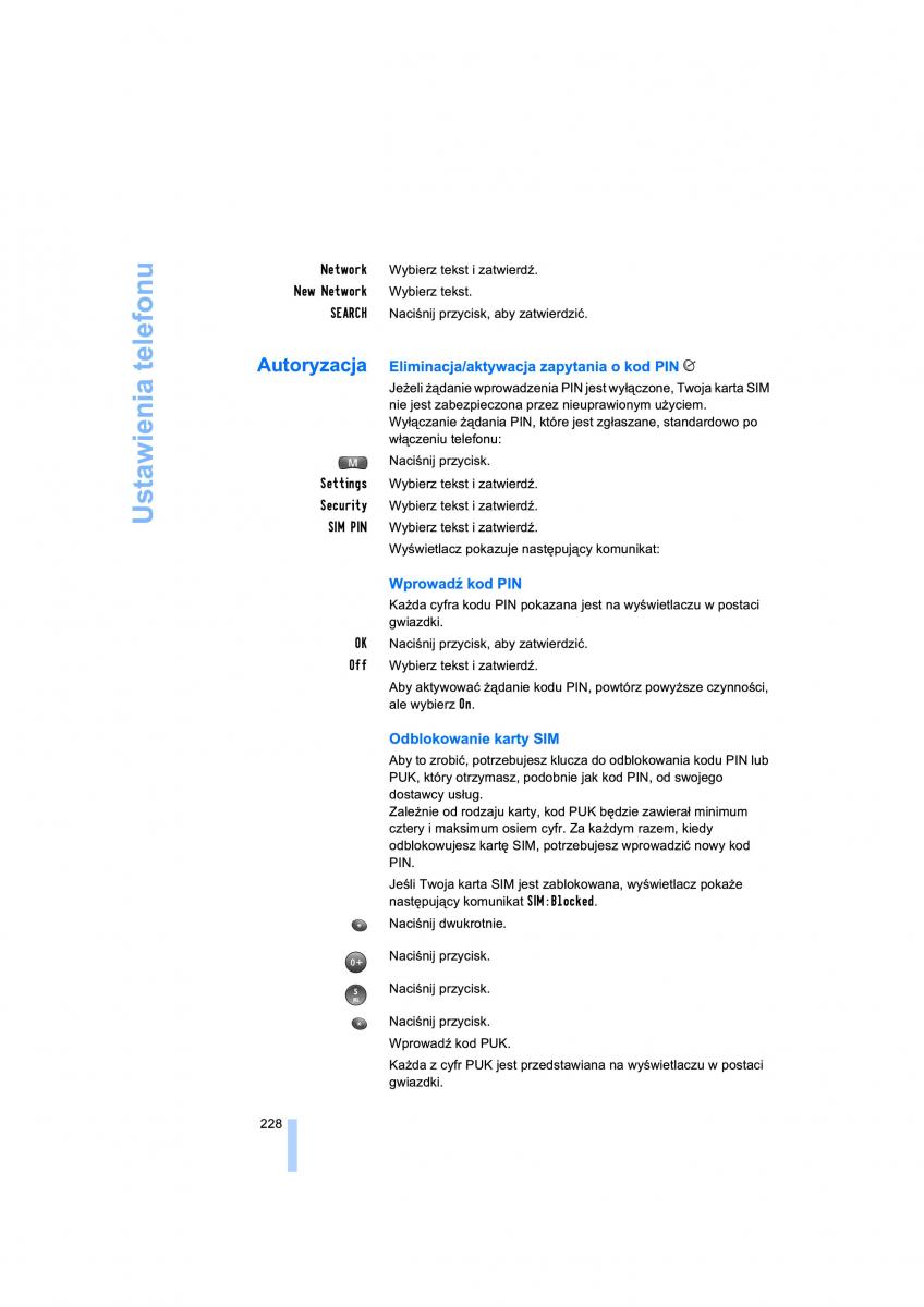 BMW 7 E65 E66 E67 instrukcja obslugi / page 230