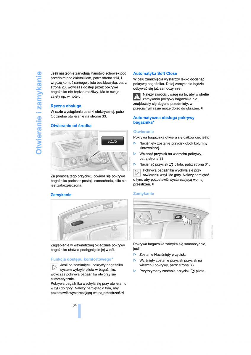 BMW 7 E65 E66 E67 instrukcja obslugi / page 36