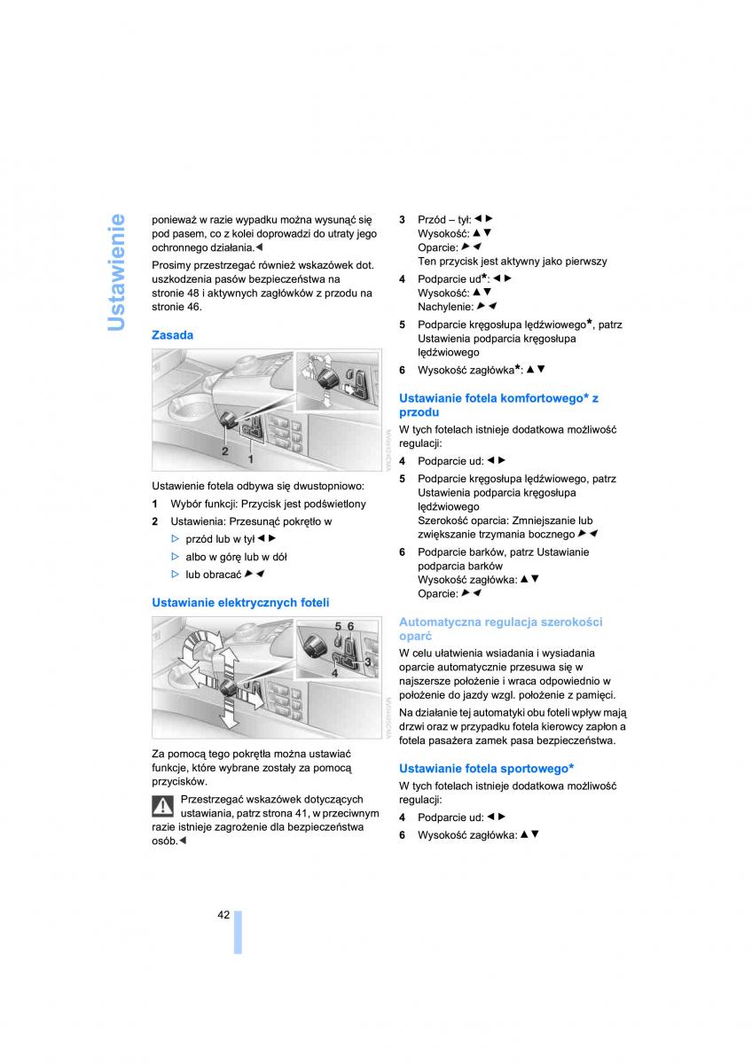 BMW 7 E65 E66 E67 instrukcja obslugi / page 44