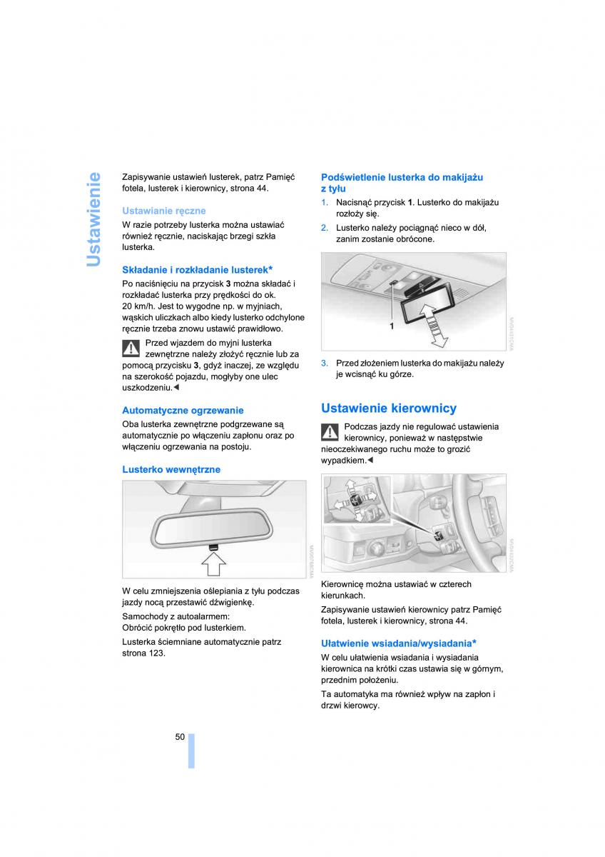 BMW 7 E65 E66 E67 instrukcja obslugi / page 52