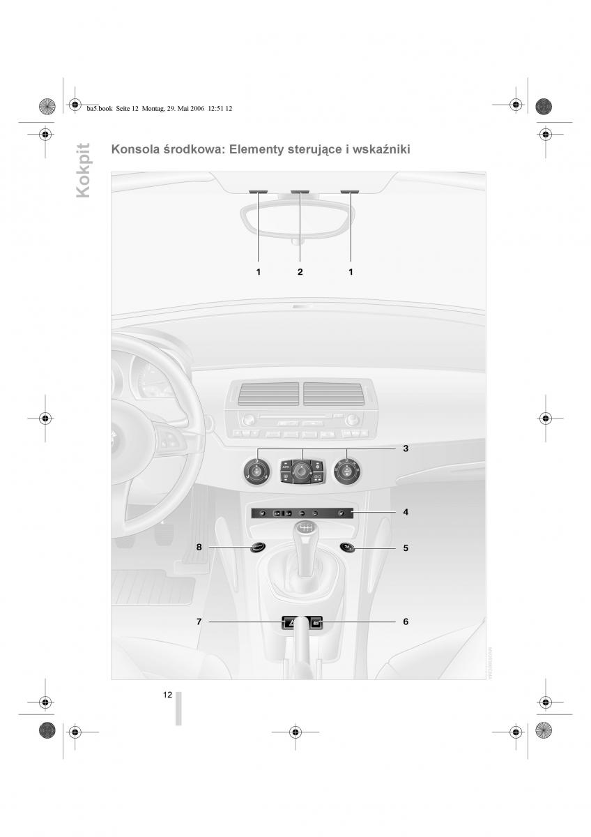 BMW Z4 E85 E86 instrukcja obslugi / page 13