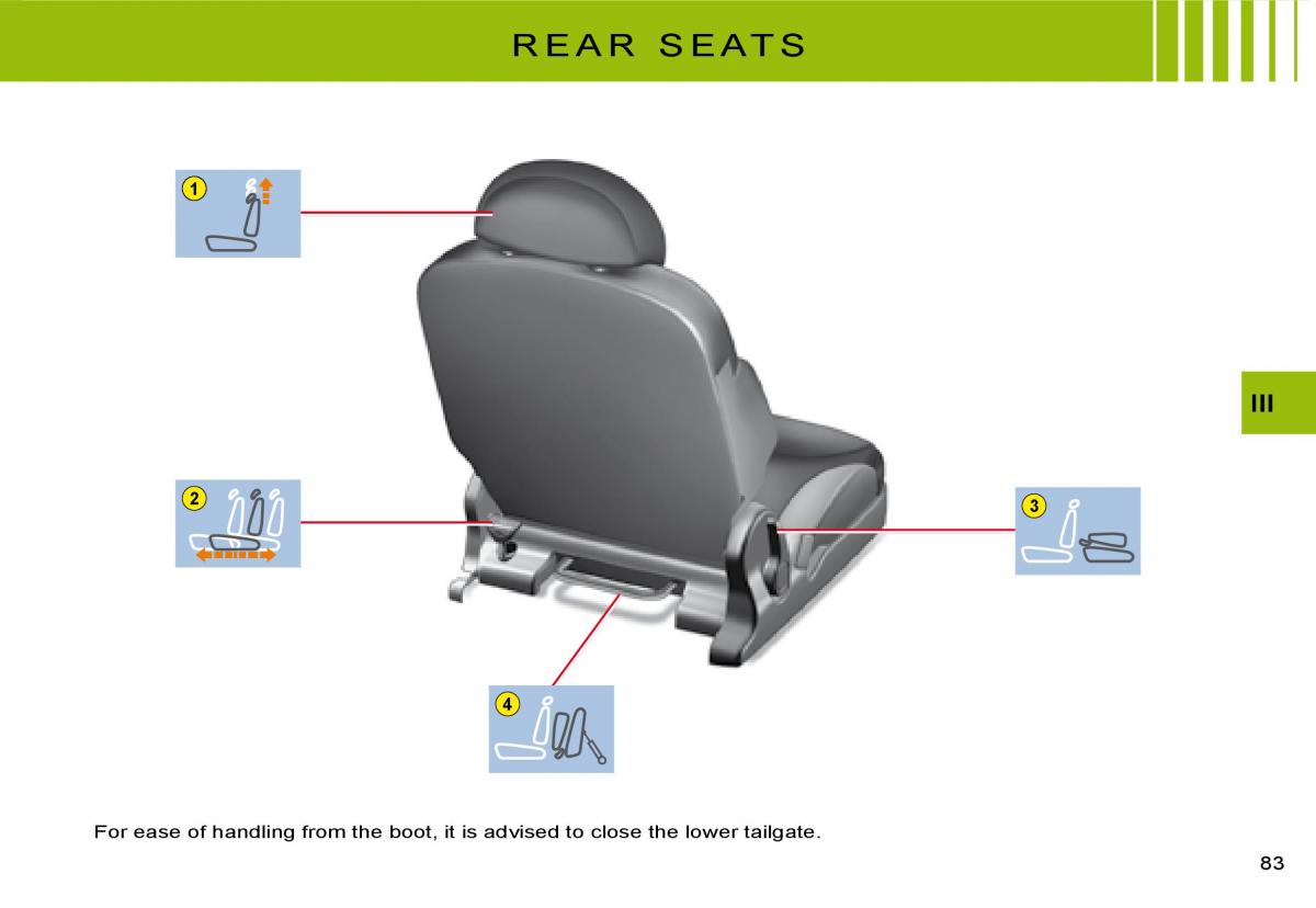 Citroen C2 owners manual / page 67