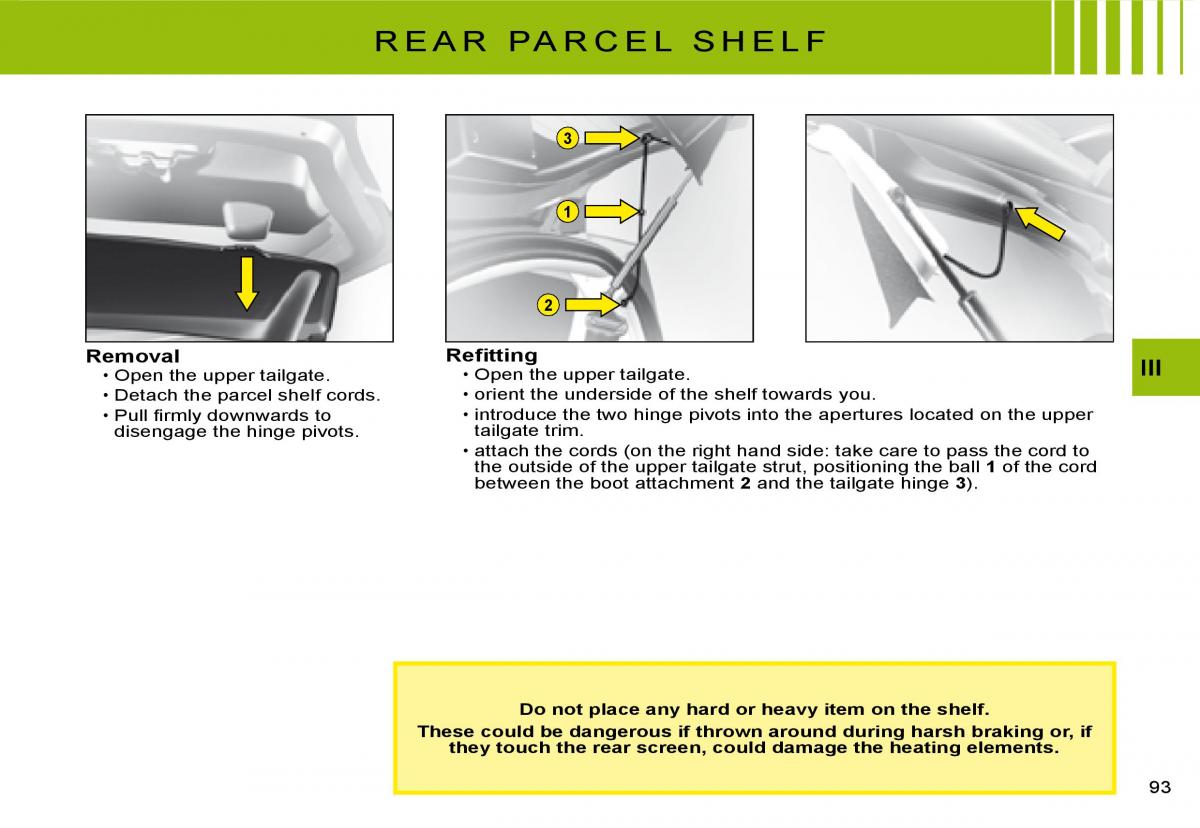 Citroen C2 owners manual / page 77