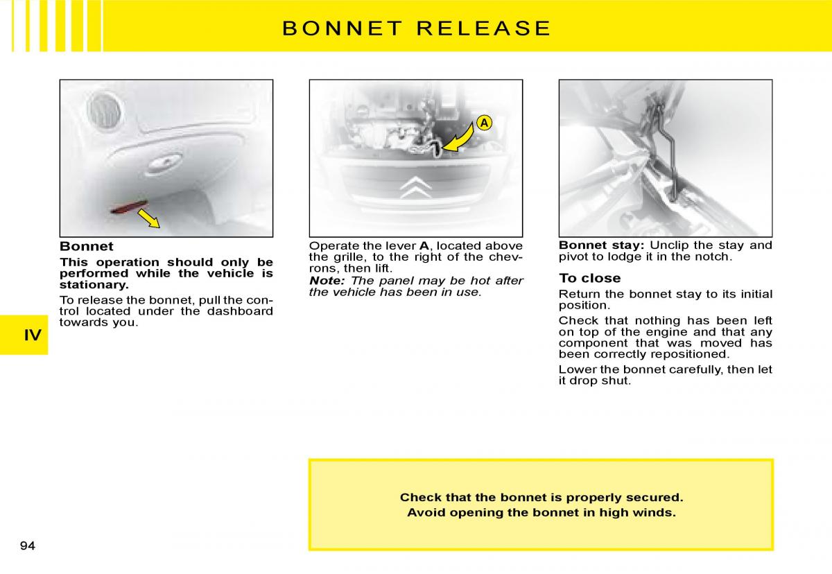 Citroen C2 owners manual / page 78