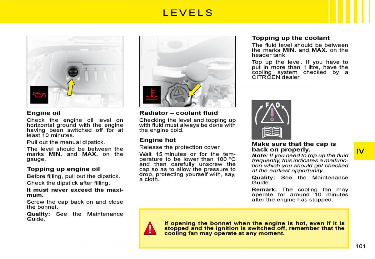 Citroen C2 owners manual / page 80