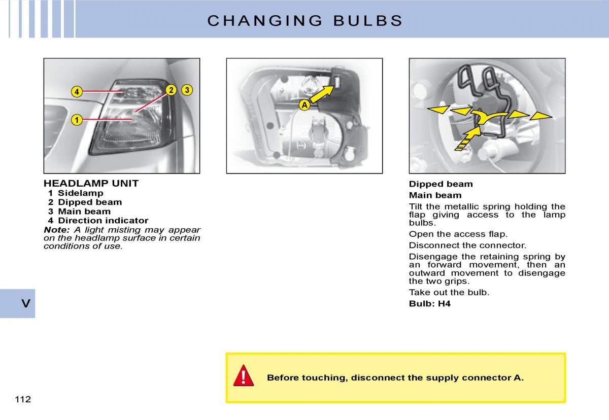 Citroen C2 owners manual / page 96