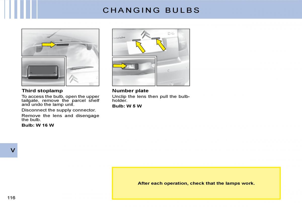 Citroen C2 owners manual / page 101