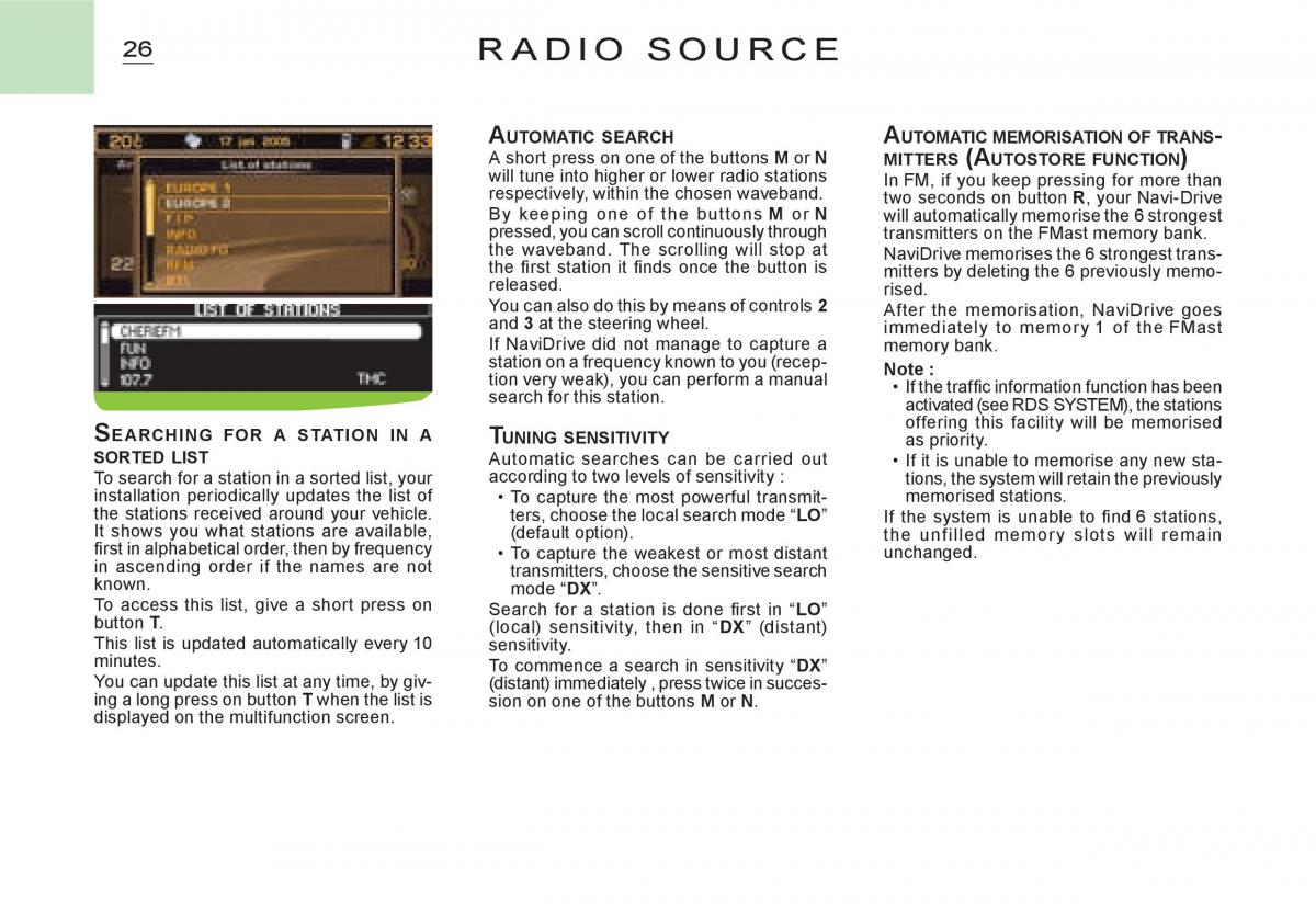 Citroen C2 owners manual / page 154