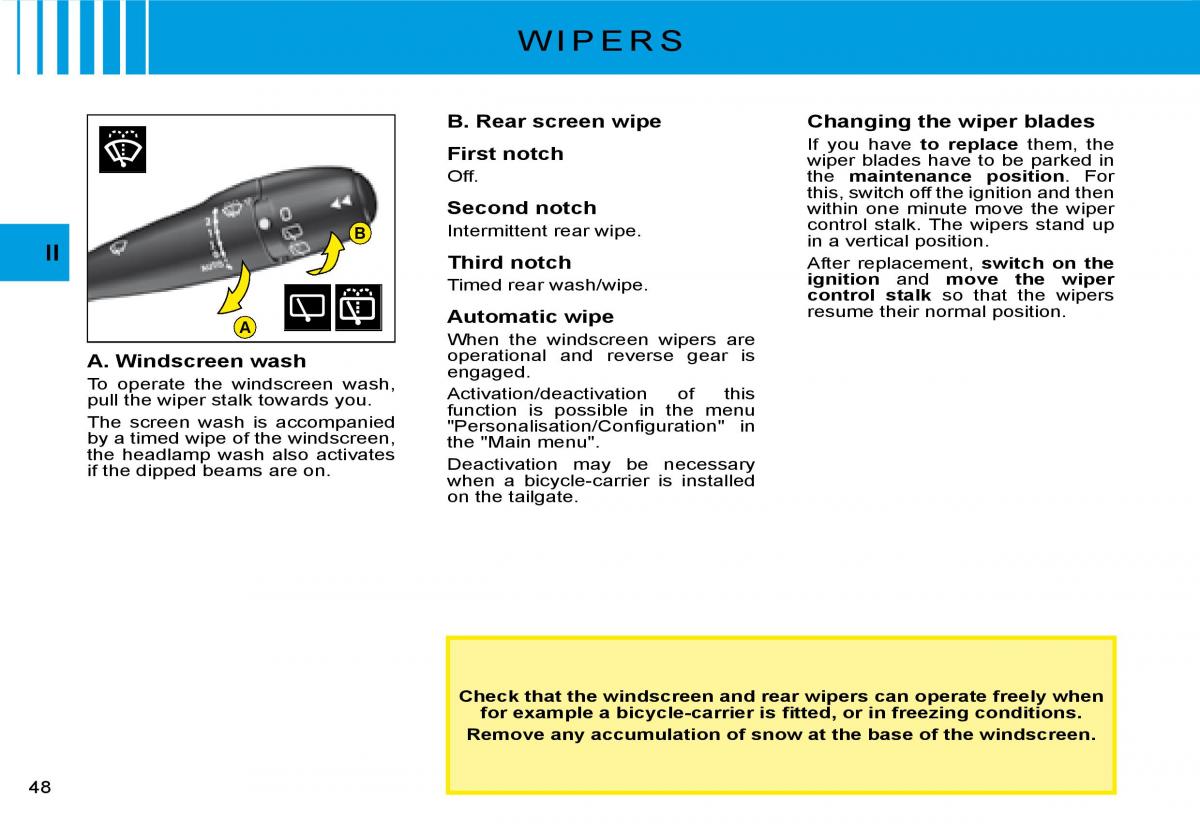 Citroen C2 owners manual / page 31