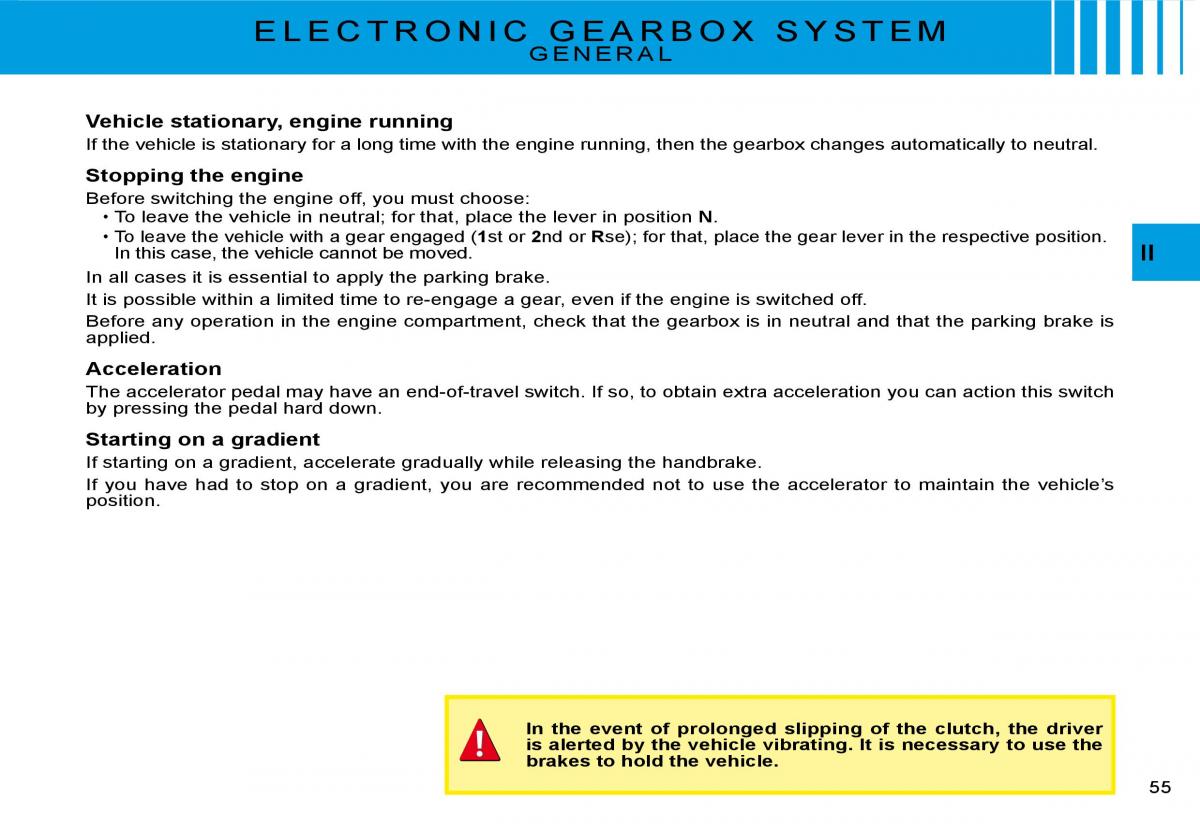 Citroen C2 owners manual / page 38