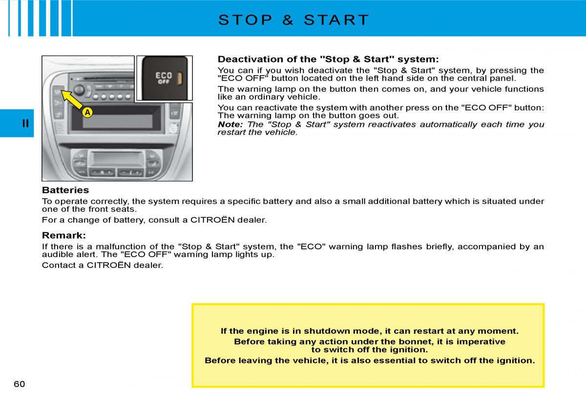 Citroen C2 owners manual / page 43