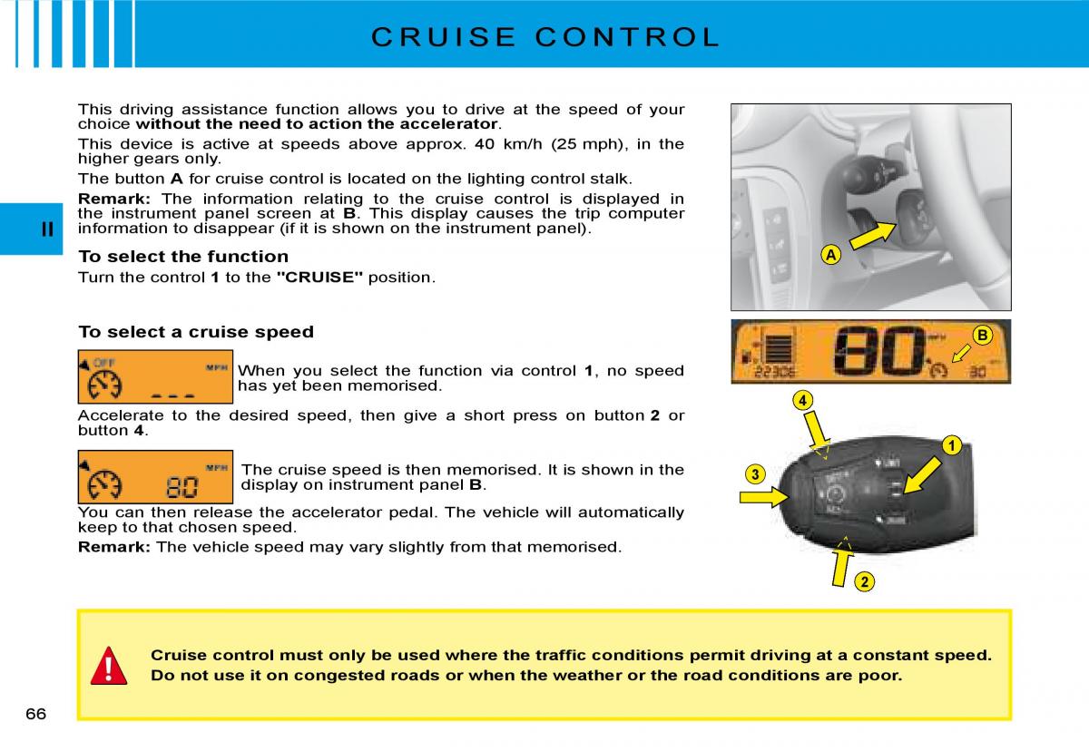 Citroen C2 owners manual / page 49