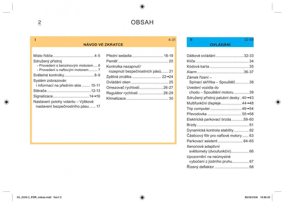 Citroen C6 navod k obsludze / page 6