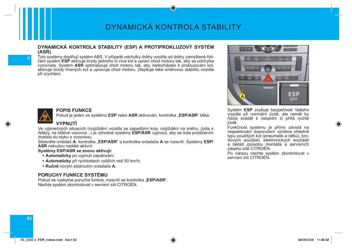 Citroen C6 navod k obsludze / page 66