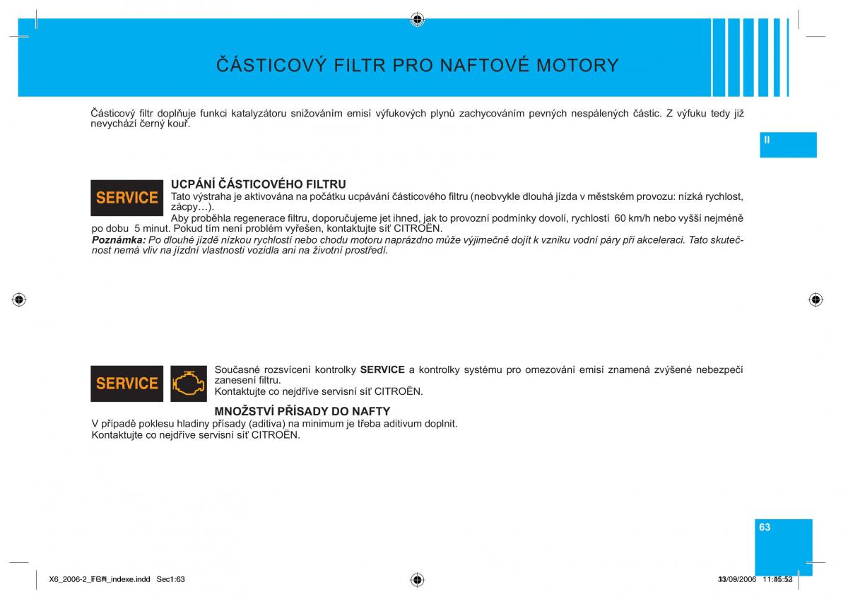 Citroen C6 navod k obsludze / page 67