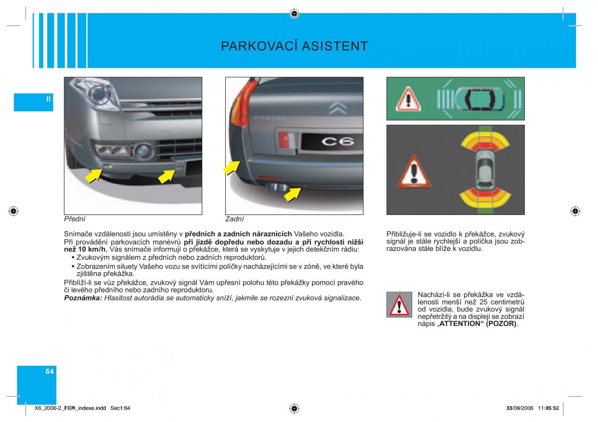 Citroen C6 navod k obsludze / page 68