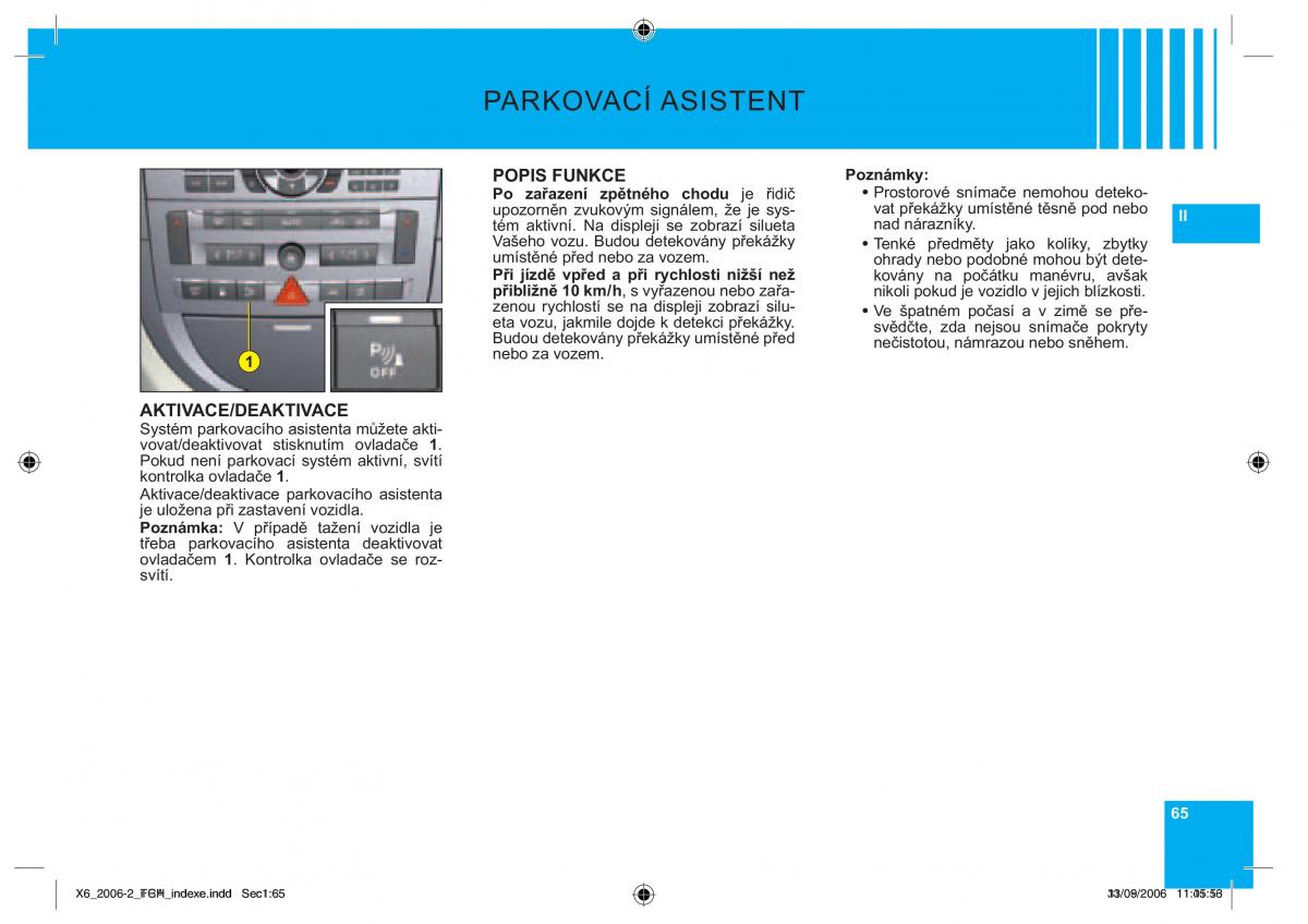 Citroen C6 navod k obsludze / page 69