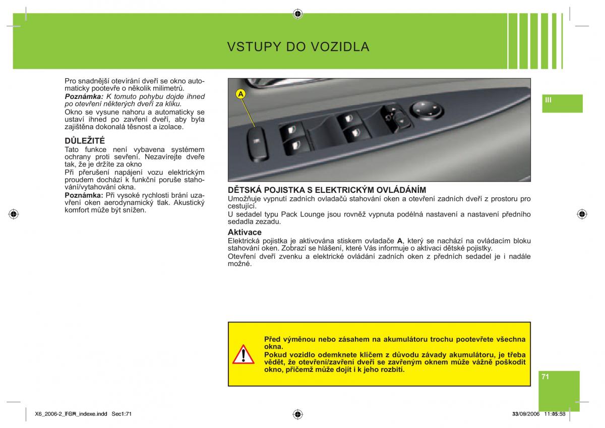 Citroen C6 navod k obsludze / page 75