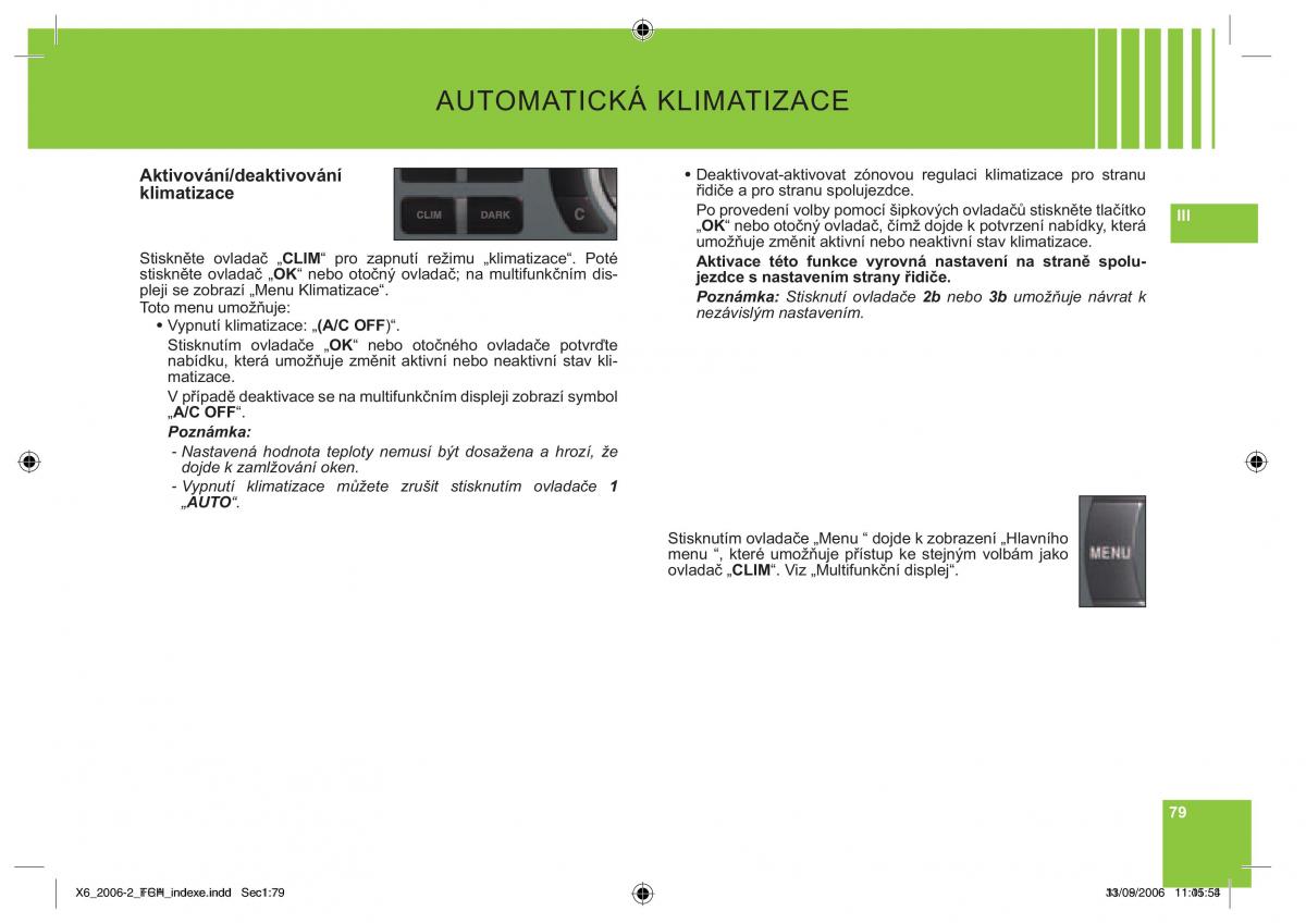 Citroen C6 navod k obsludze / page 83