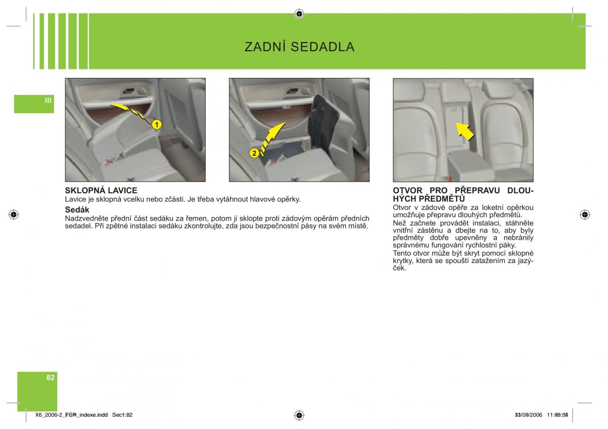 Citroen C6 navod k obsludze / page 86