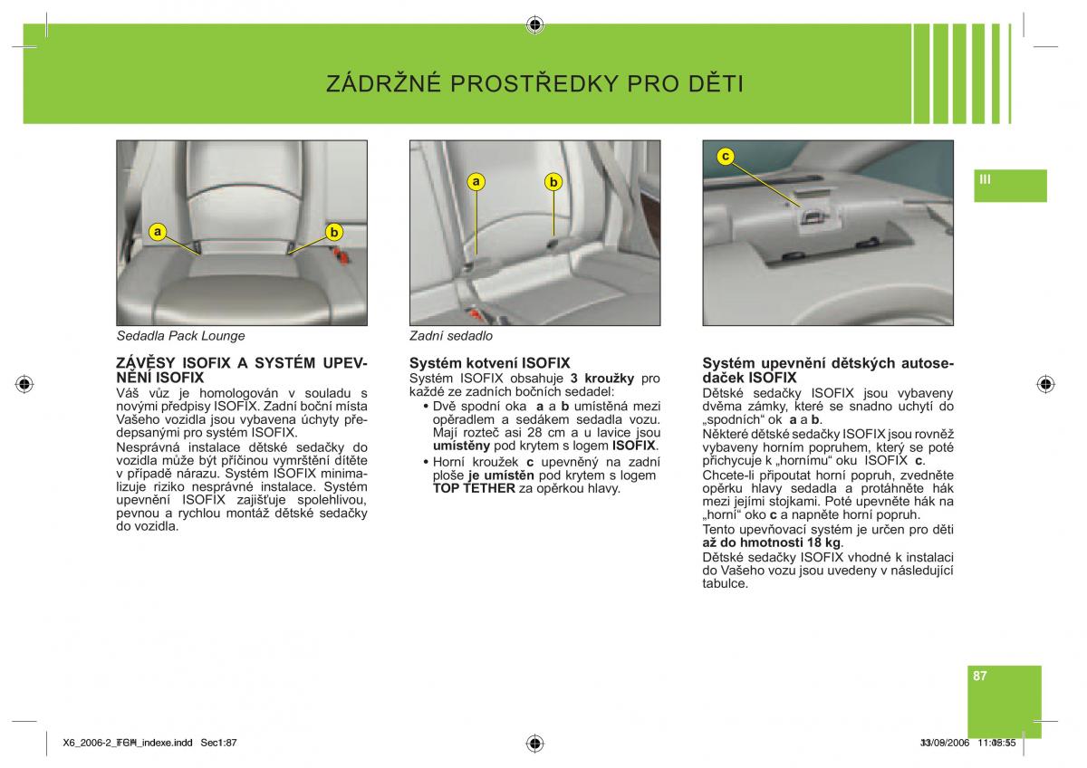 Citroen C6 navod k obsludze / page 91