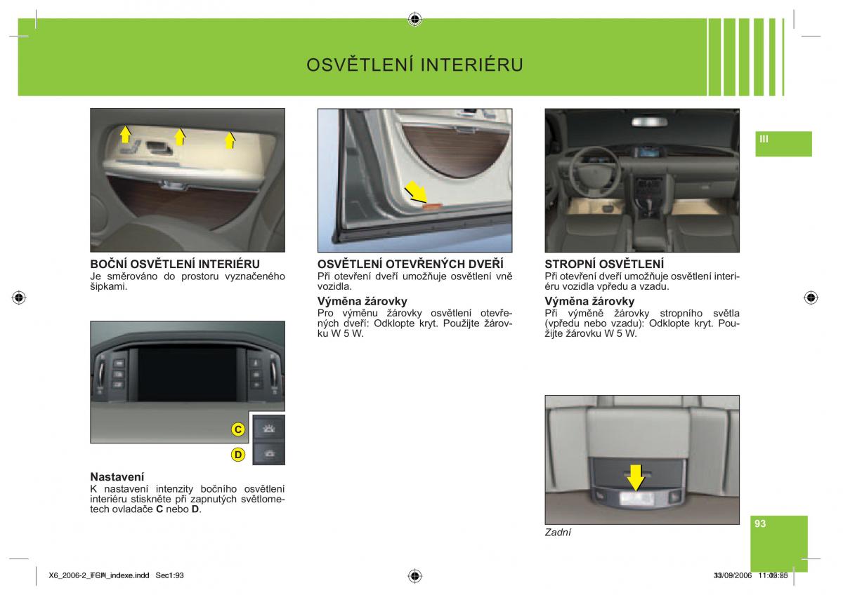 Citroen C6 navod k obsludze / page 97