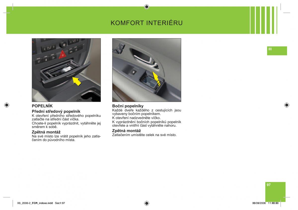 Citroen C6 navod k obsludze / page 101