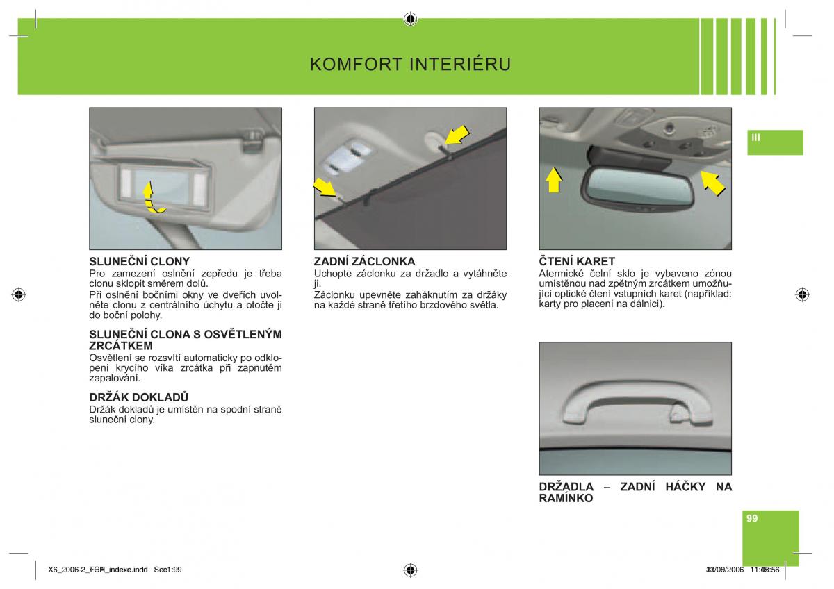 Citroen C6 navod k obsludze / page 103