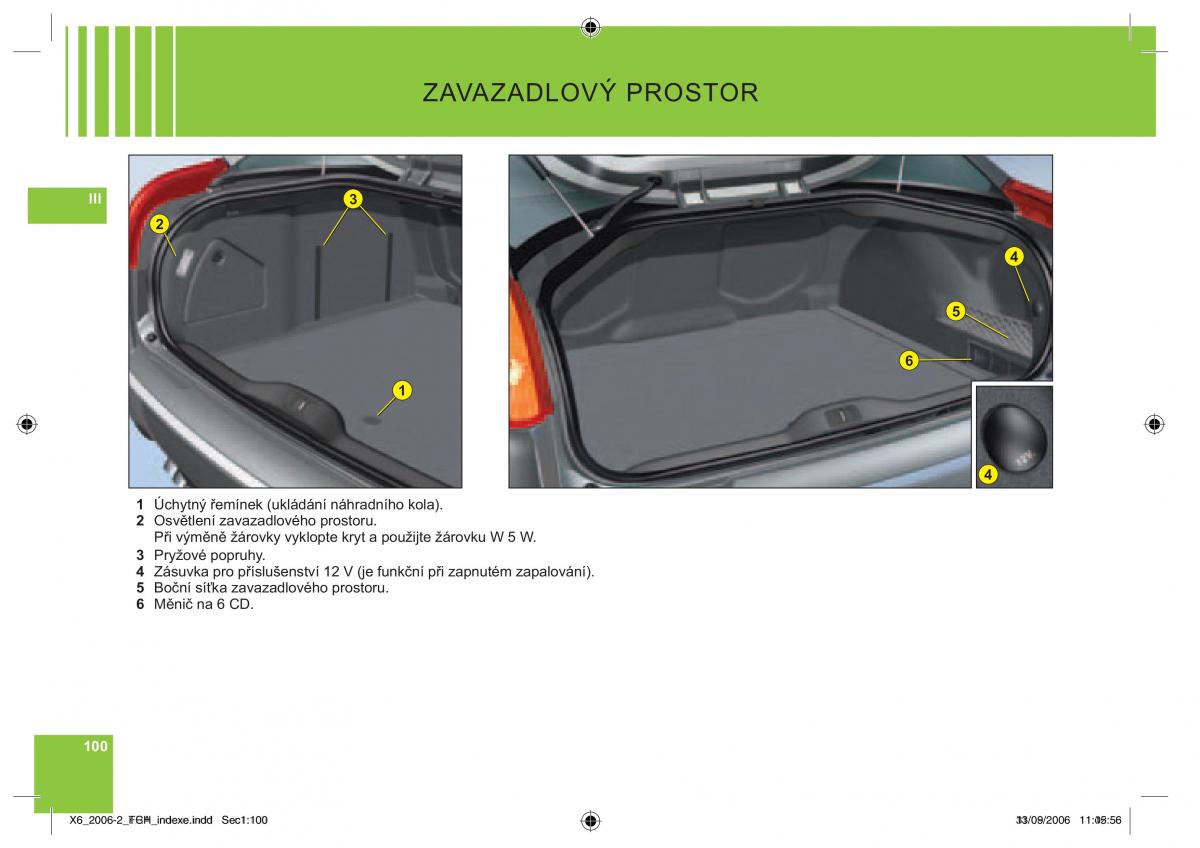 Citroen C6 navod k obsludze / page 104