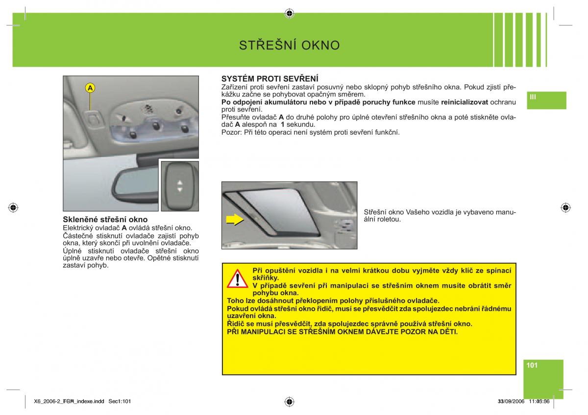 Citroen C6 navod k obsludze / page 105