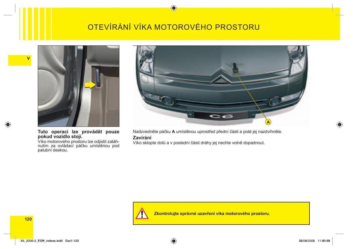 Citroen C6 navod k obsludze / page 124