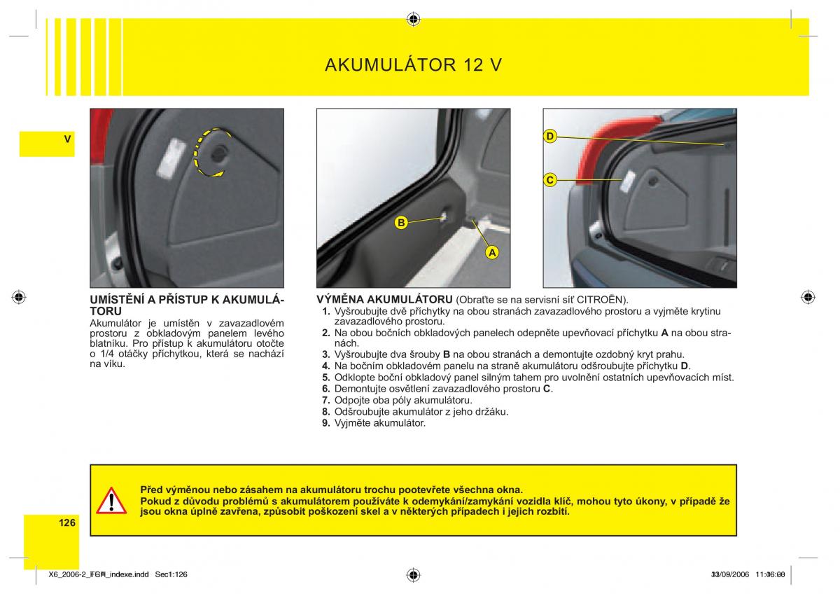 Citroen C6 navod k obsludze / page 130