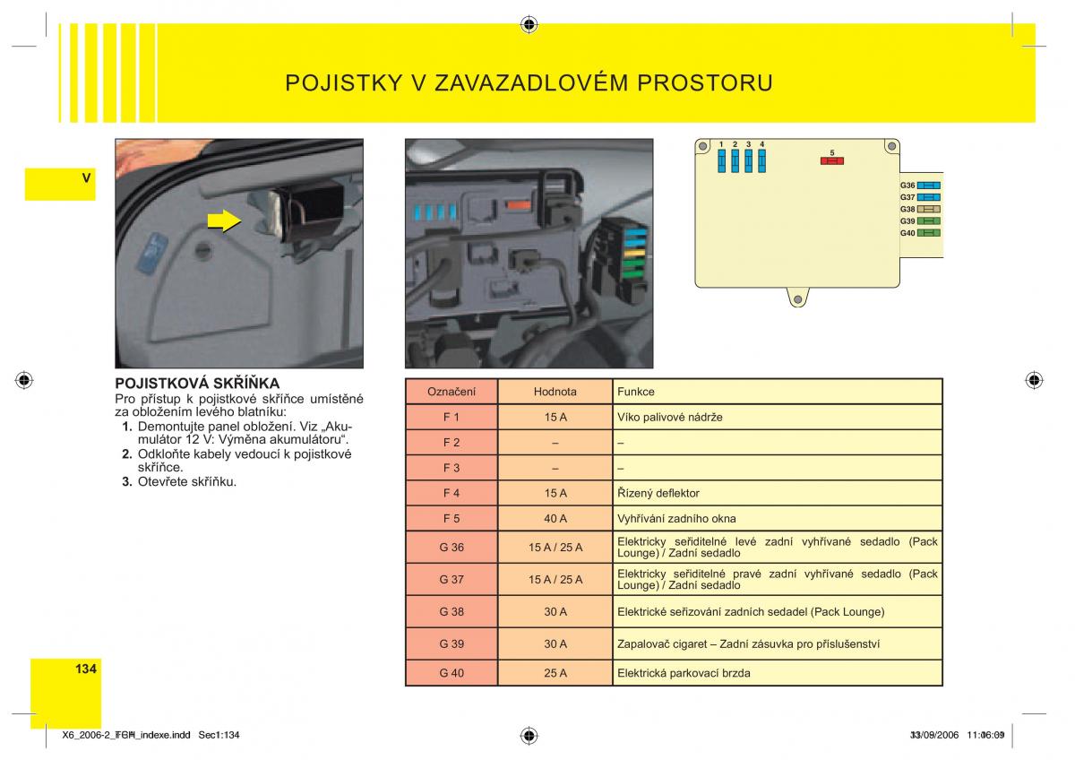 Citroen C6 navod k obsludze / page 138