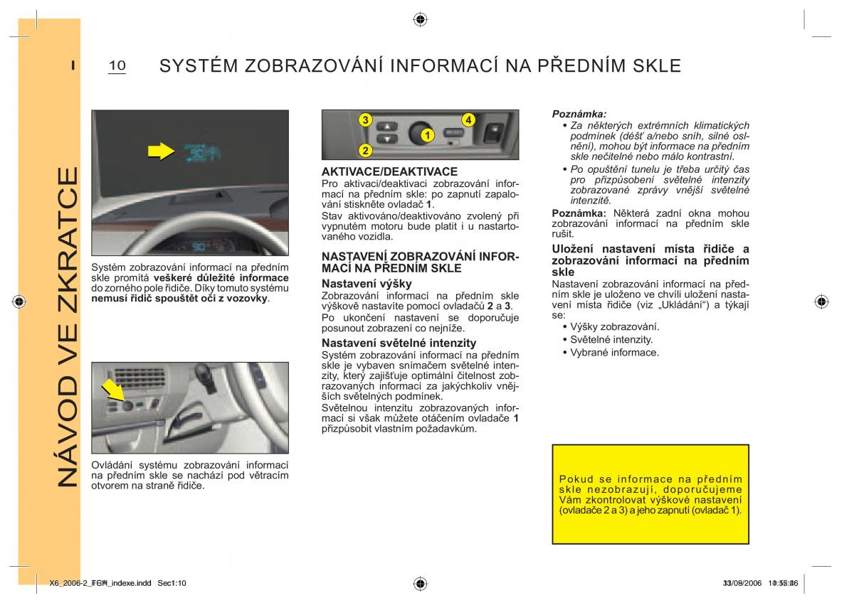 Citroen C6 navod k obsludze / page 14