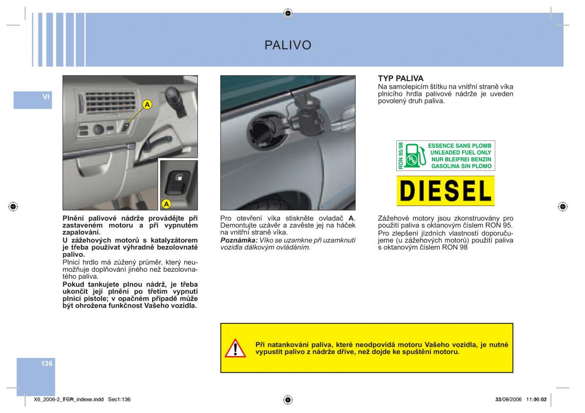 Citroen C6 navod k obsludze / page 140