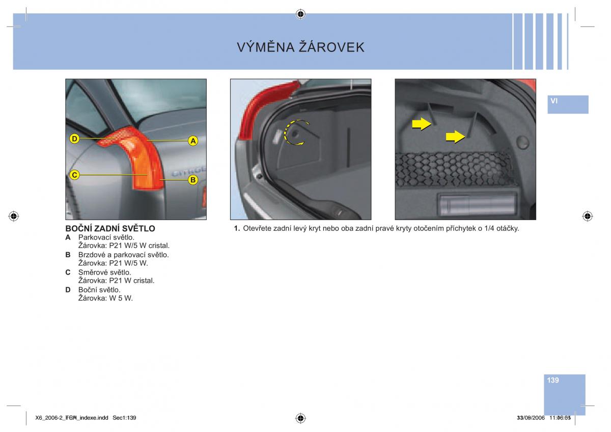 Citroen C6 navod k obsludze / page 143